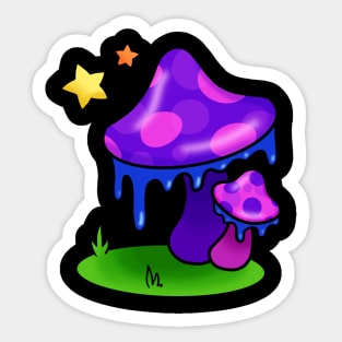 Psychedelic Mushroom Sticker